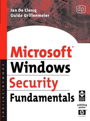 cover image of Microsoft Windows Security Fundamentals